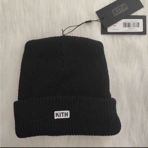 Kith Classic Rib Black Beanie